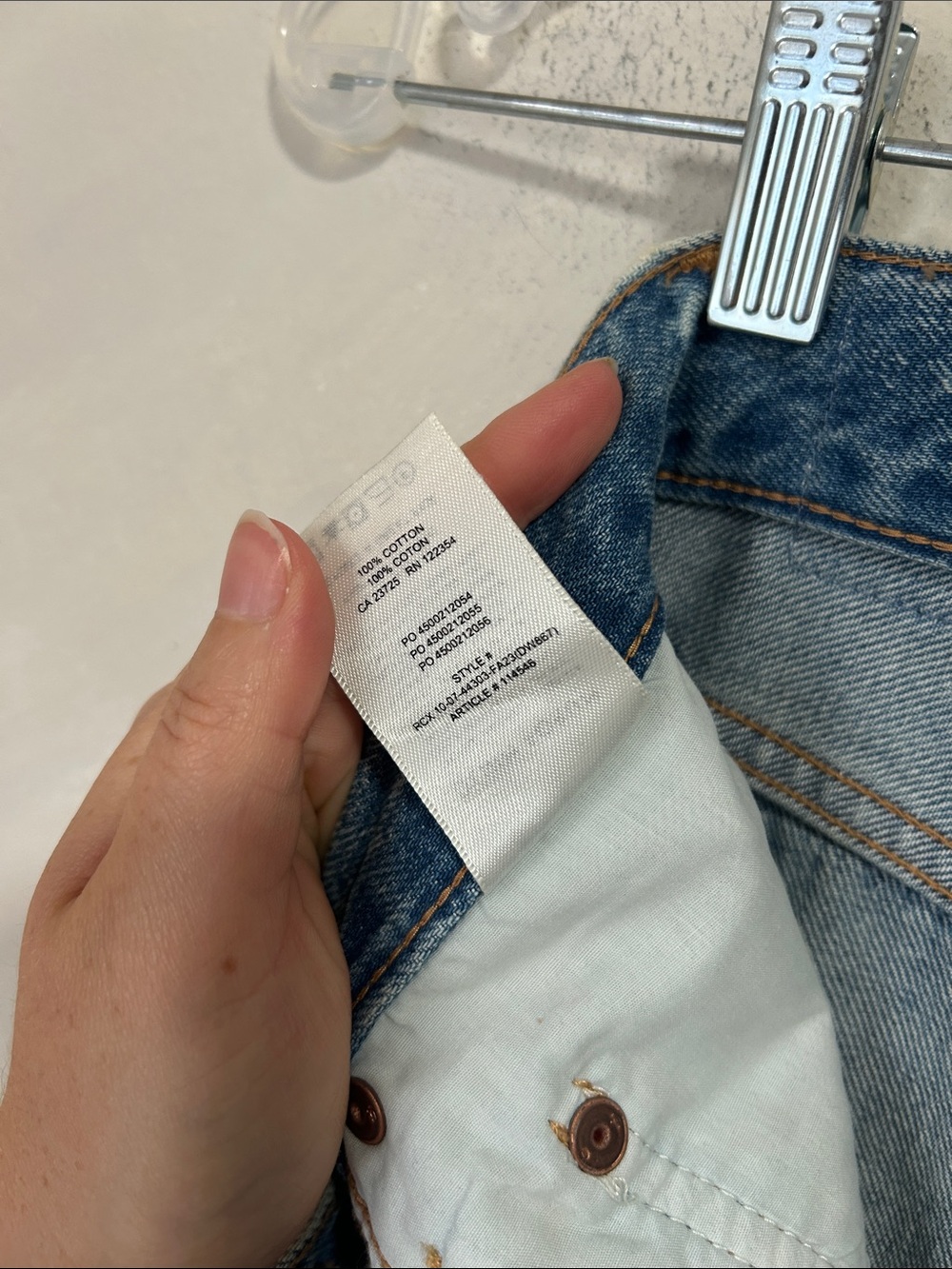 DENIM FORUM The '90s Pencil Maxi Denim Skirt Aritzia size 24 - Picture 10 of 10